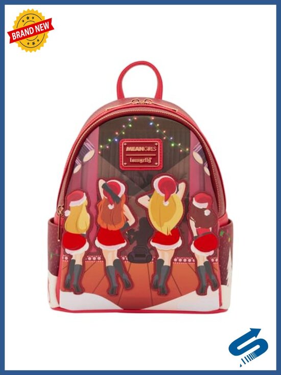 Faux Leather Light Up Mean Girls Mini Backpack main image 4